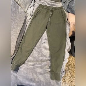 Puma embellished green sweats